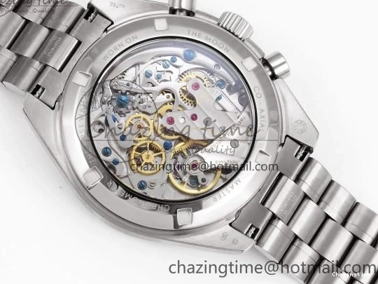 0304 Classic Speedmaster SS RMF Best Edition White Dial on SS Bracelet Lemania HW 7723